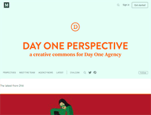 Tablet Screenshot of dayoneperspective.com